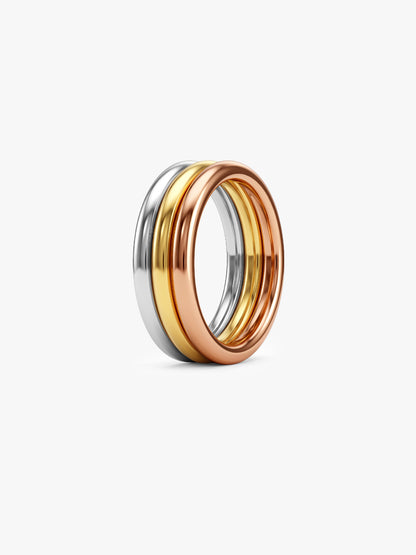 OnnMe by GIVA Better Together Triple Tone Rings