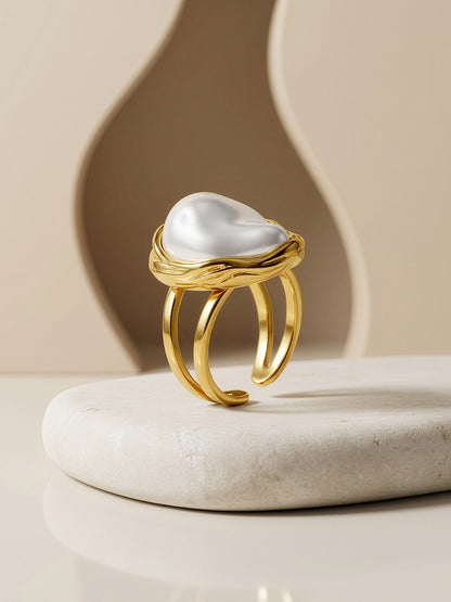 OnnMe by GIVA Vintage Core Gold Plated Ring (Size 16)