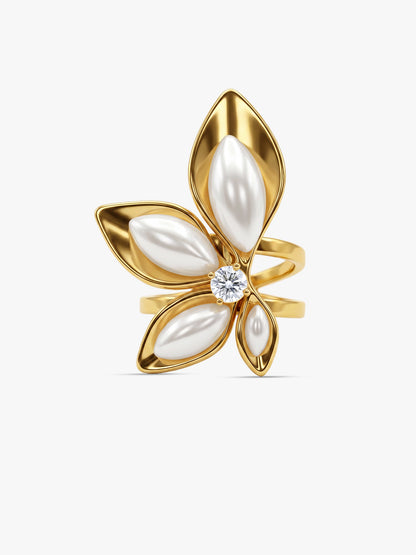 Bloom Baby Gold Plated Ring (Size 15)