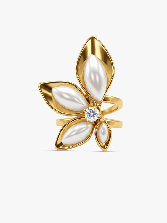 Bloom Baby Gold Plated Ring (Size 15)