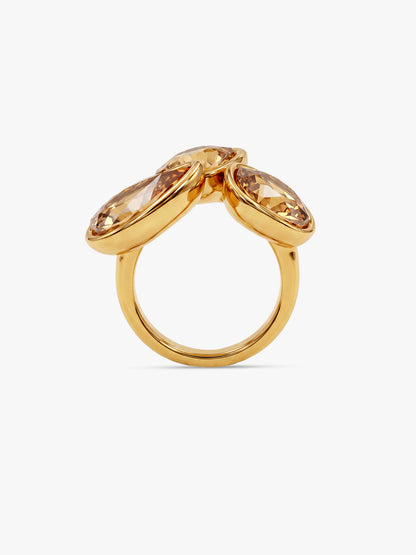 OnnMe by GIVA GOAT Gold Plated Open Ring (Size 12)