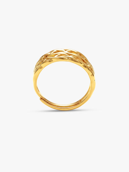 Brick Babe Gold Plated Ring (Size 14)