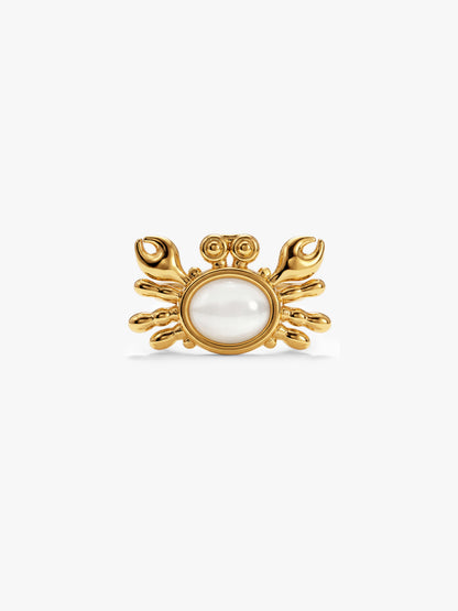 Orbit Babe Gold Plated Ring (Size 16)