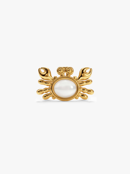 Orbit Babe Gold Plated Ring (Size 16)