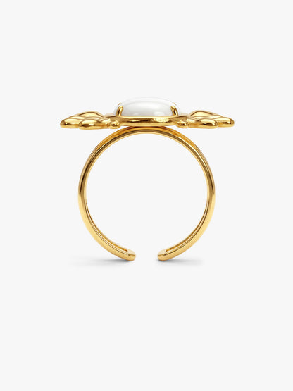 Orbit Babe Gold Plated Ring (Size 16)