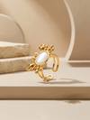 Orbit Babe Gold Plated Ring (Size 16)