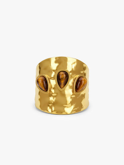 Hot Melt Gold Plated Ring (Size 14)