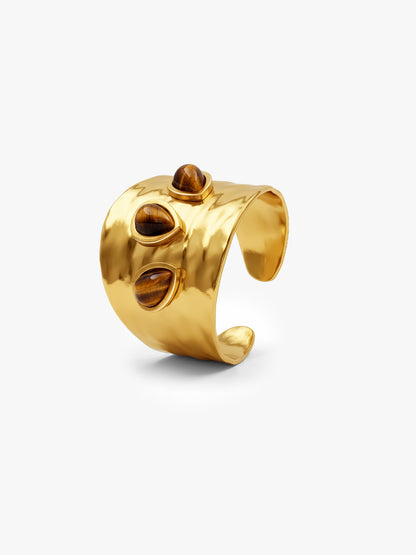 Hot Melt Gold Plated Ring (Size 14)