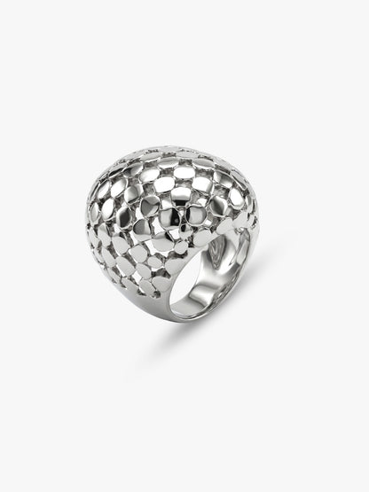 Barely There Rhodium Plated Ring (Size 14)