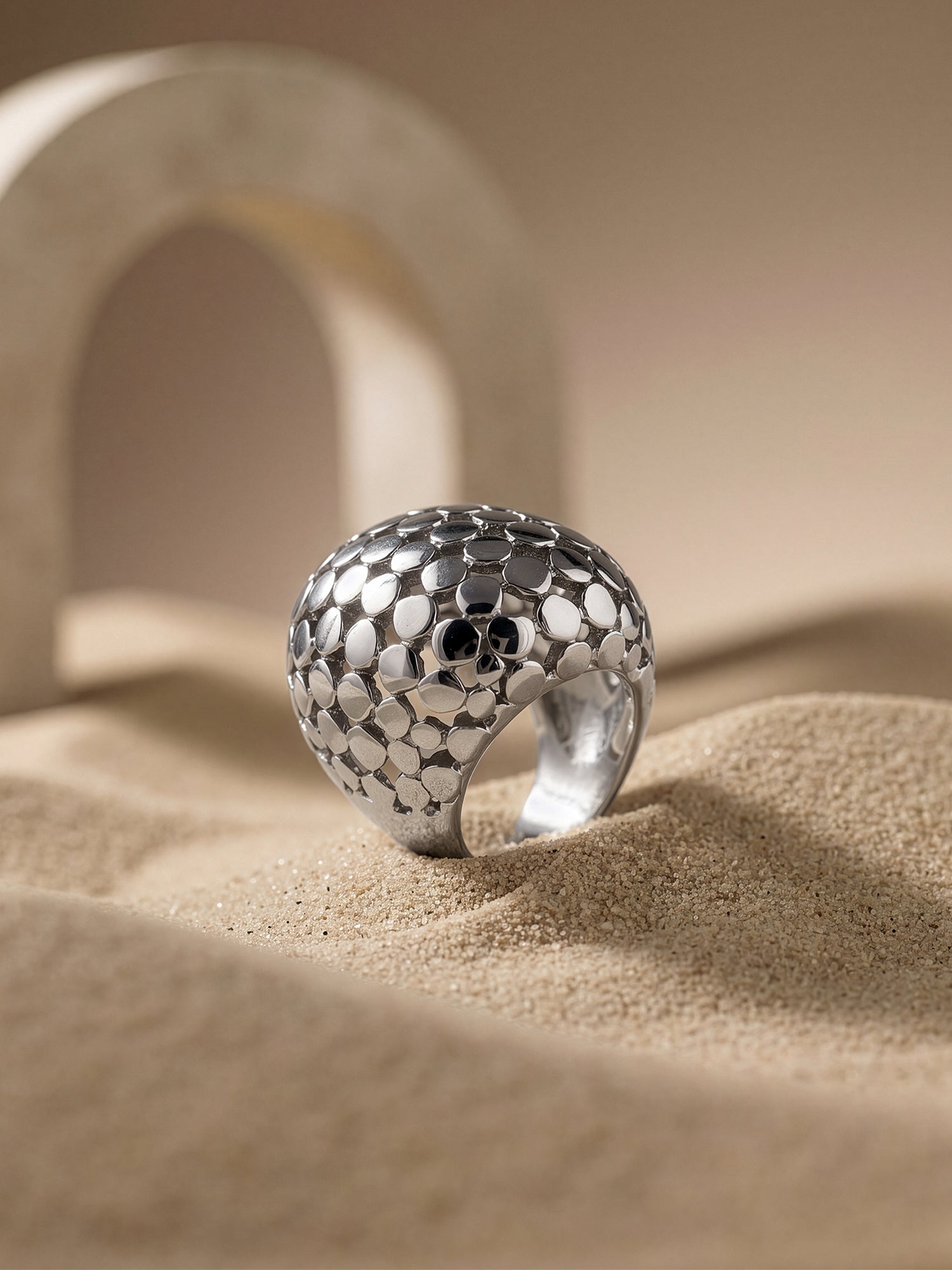 Barely There Rhodium Plated Ring (Size 14)