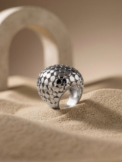 Barely There Rhodium Plated Ring (Size 14)