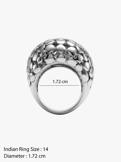 Barely There Rhodium Plated Ring (Size 14)