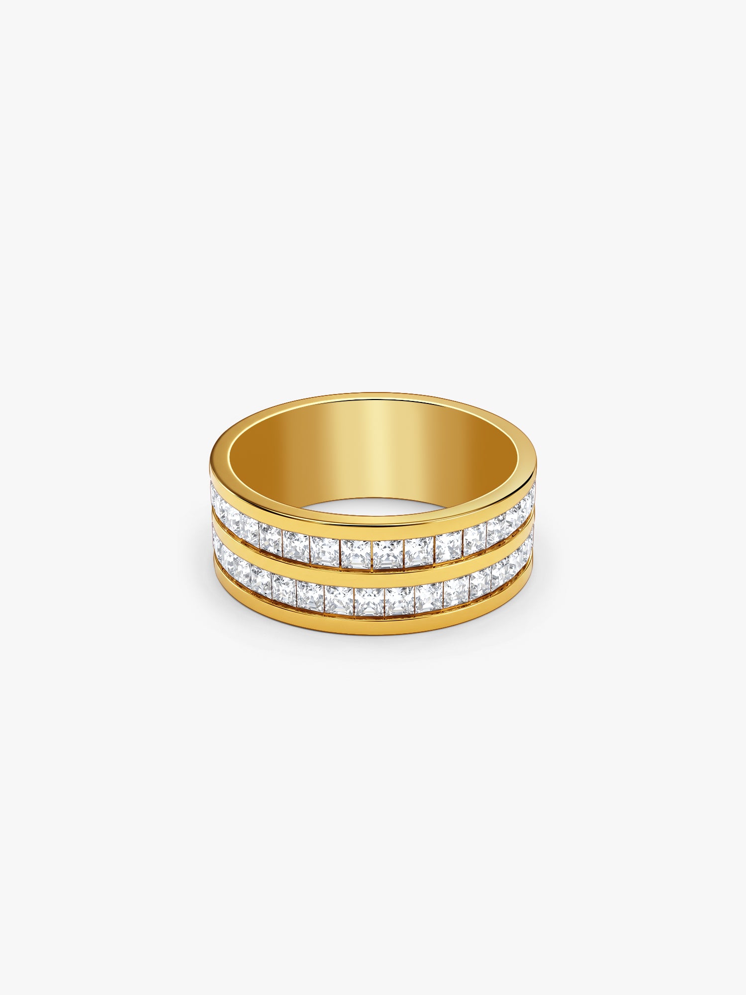 Rebel Mode Gold Plated Ring (Size 18)
