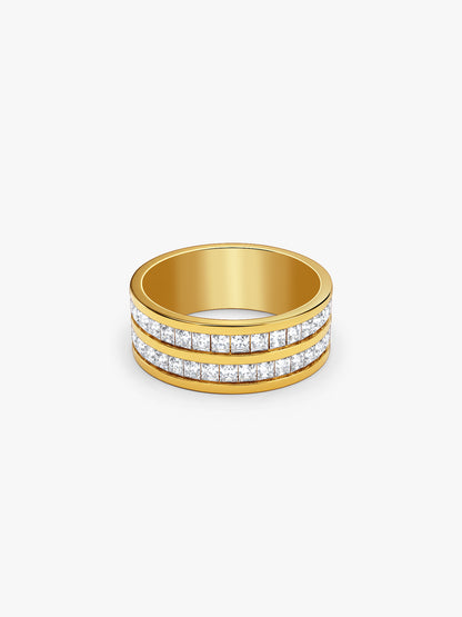 Rebel Mode Gold Plated Ring (Size 18)