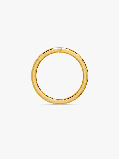 Spiral Gold Plated Out Ring (Size 14)