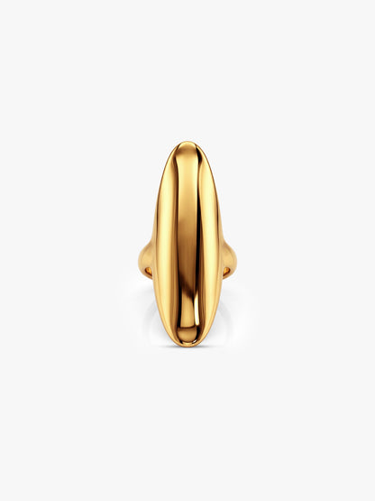 Liquid Gold Gold Plated Ring (Size 12)
