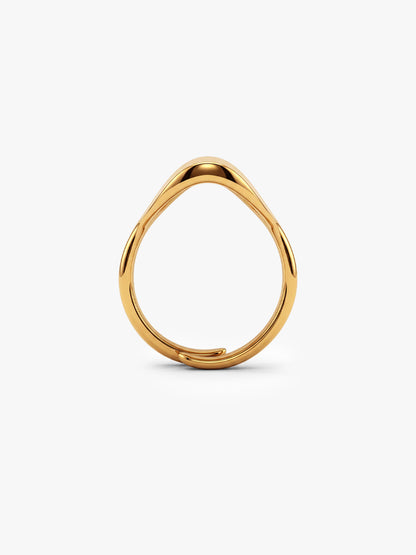 Liquid Gold Gold Plated Ring (Size 12)