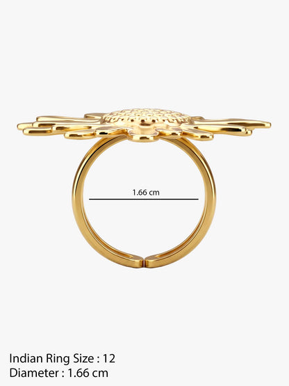 Bloom Theory Gold Plated Ring (Size 12)