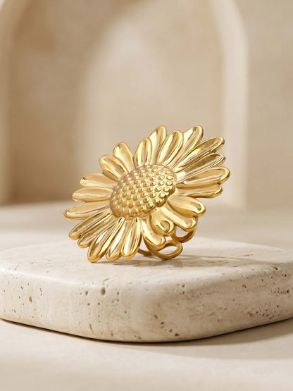 Bloom Theory Gold Plated Ring (Size 12)