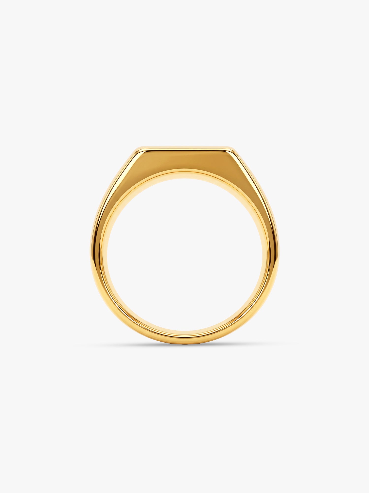 IXIA by GIVA Precision Mode Gold Plated Ring For Men (Size 18)