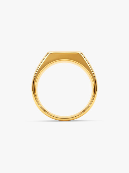 IXIA by GIVA Precision Mode Gold Plated Ring For Men (Size 18)