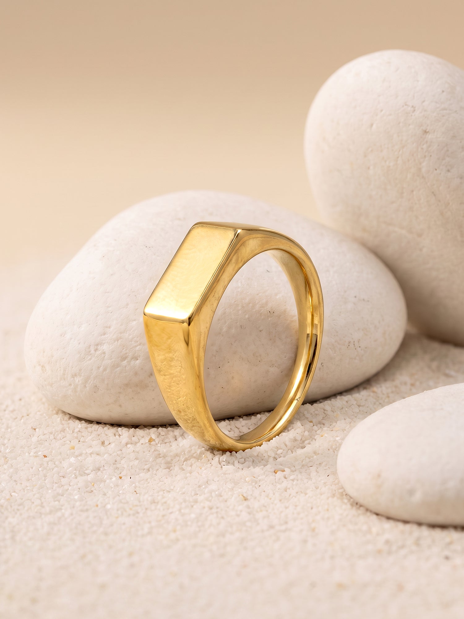 IXIA by GIVA Precision Mode Gold Plated Ring For Men (Size 18)