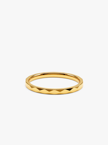 IXIA by GIVA Low Key OP Gold Plated Ring For Men (Size 21)