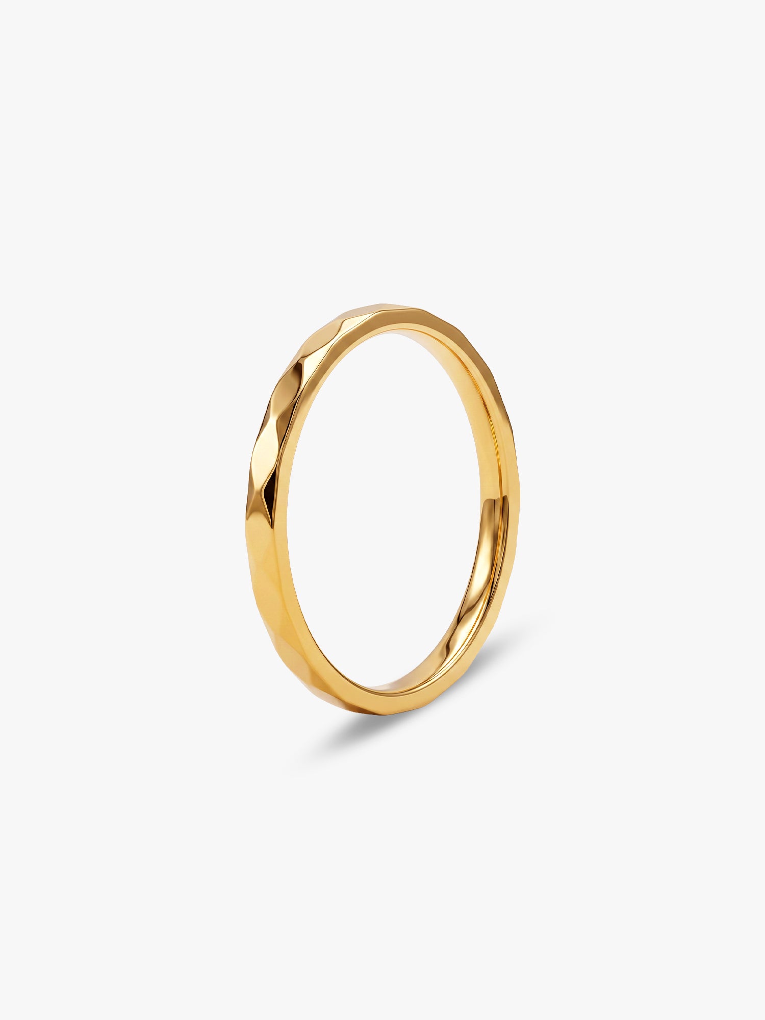 IXIA by GIVA Low Key OP Gold Plated Ring For Men (Size 21)