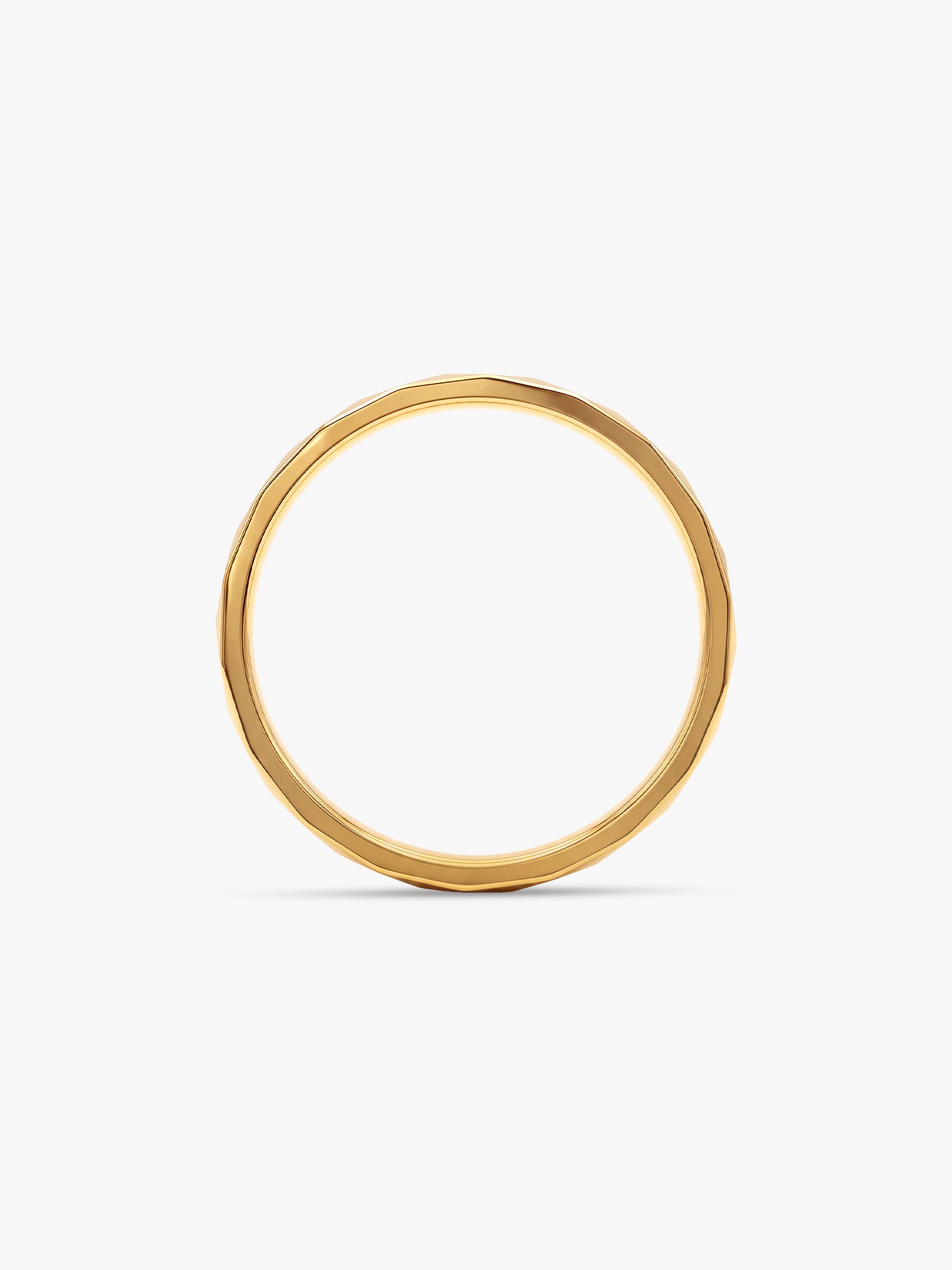 IXIA by GIVA Low Key OP Gold Plated Ring For Men (Size 21)