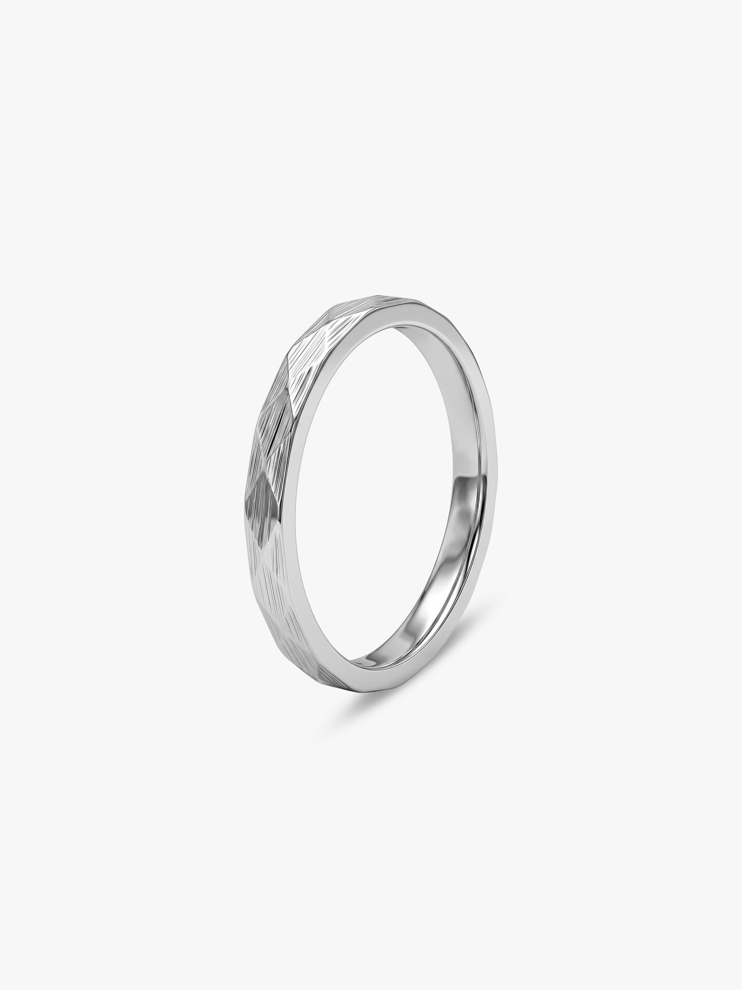 IXIA by GIVA Ironclad Rhodium Plated Ring For Men (Size 20)