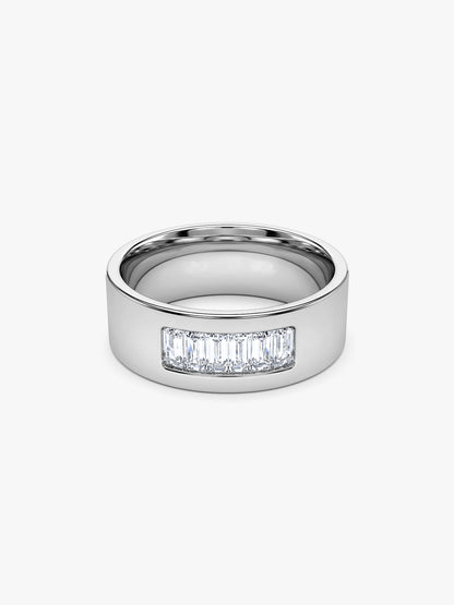 IXIA by GIVA Baller Rhodium Plated Ring For Men (Size 20)
