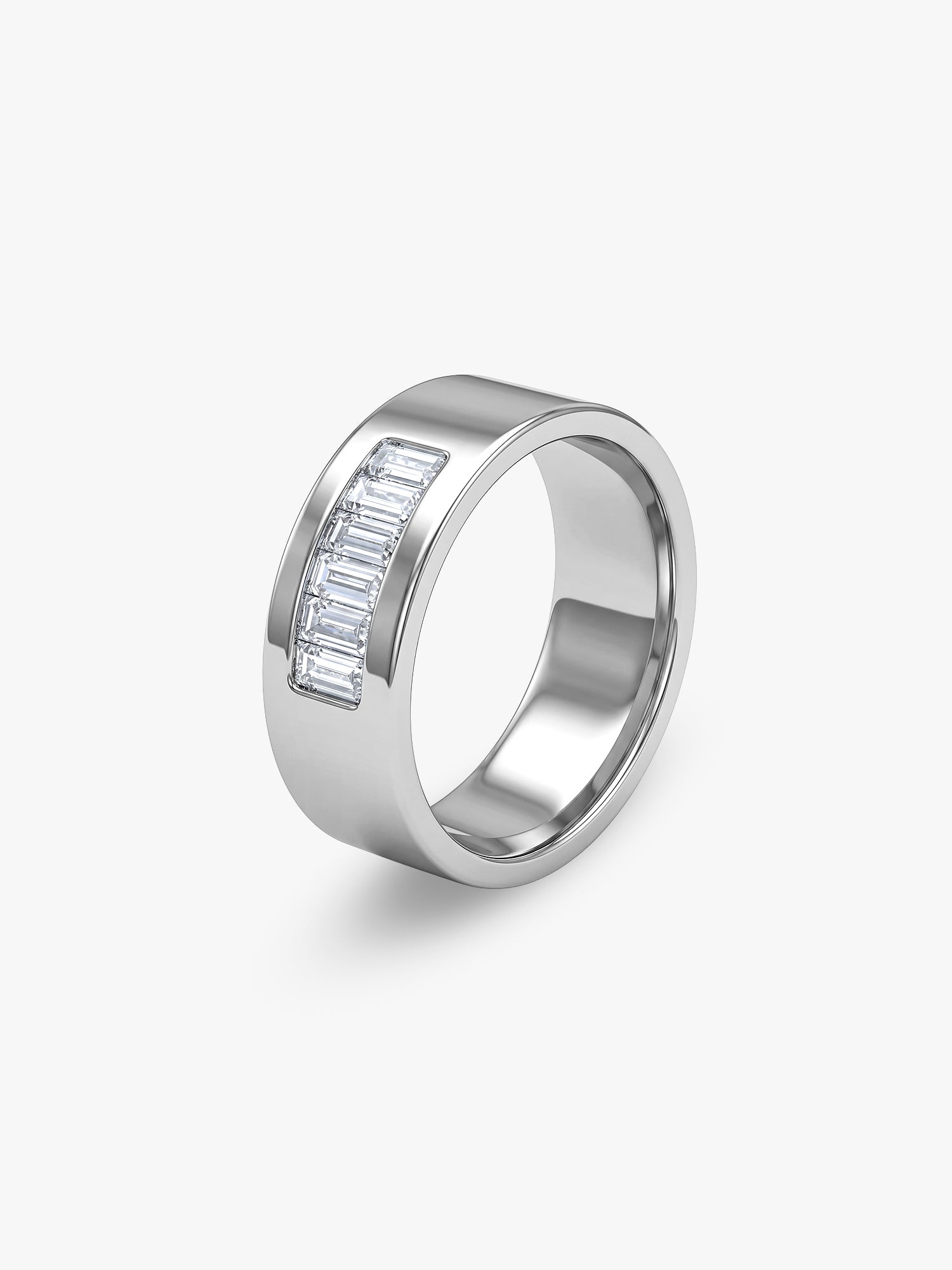 IXIA by GIVA Baller Rhodium Plated Ring For Men (Size 20)