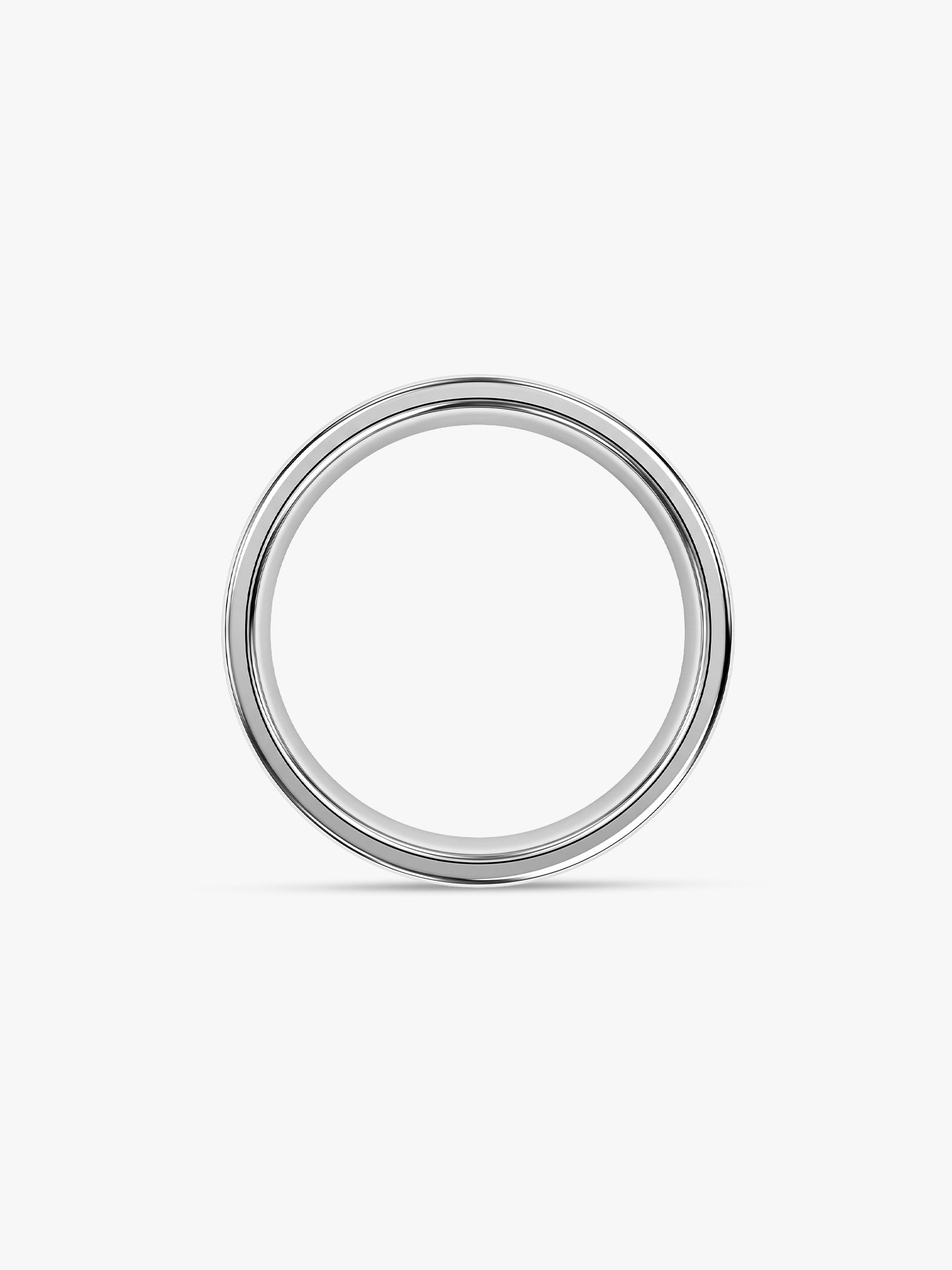 IXIA by GIVA Baller Rhodium Plated Ring For Men (Size 20)