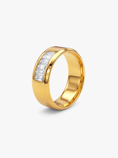 IXIA by GIVA Las Vegas Luck Gold Plated Ring For Men (Size 20)