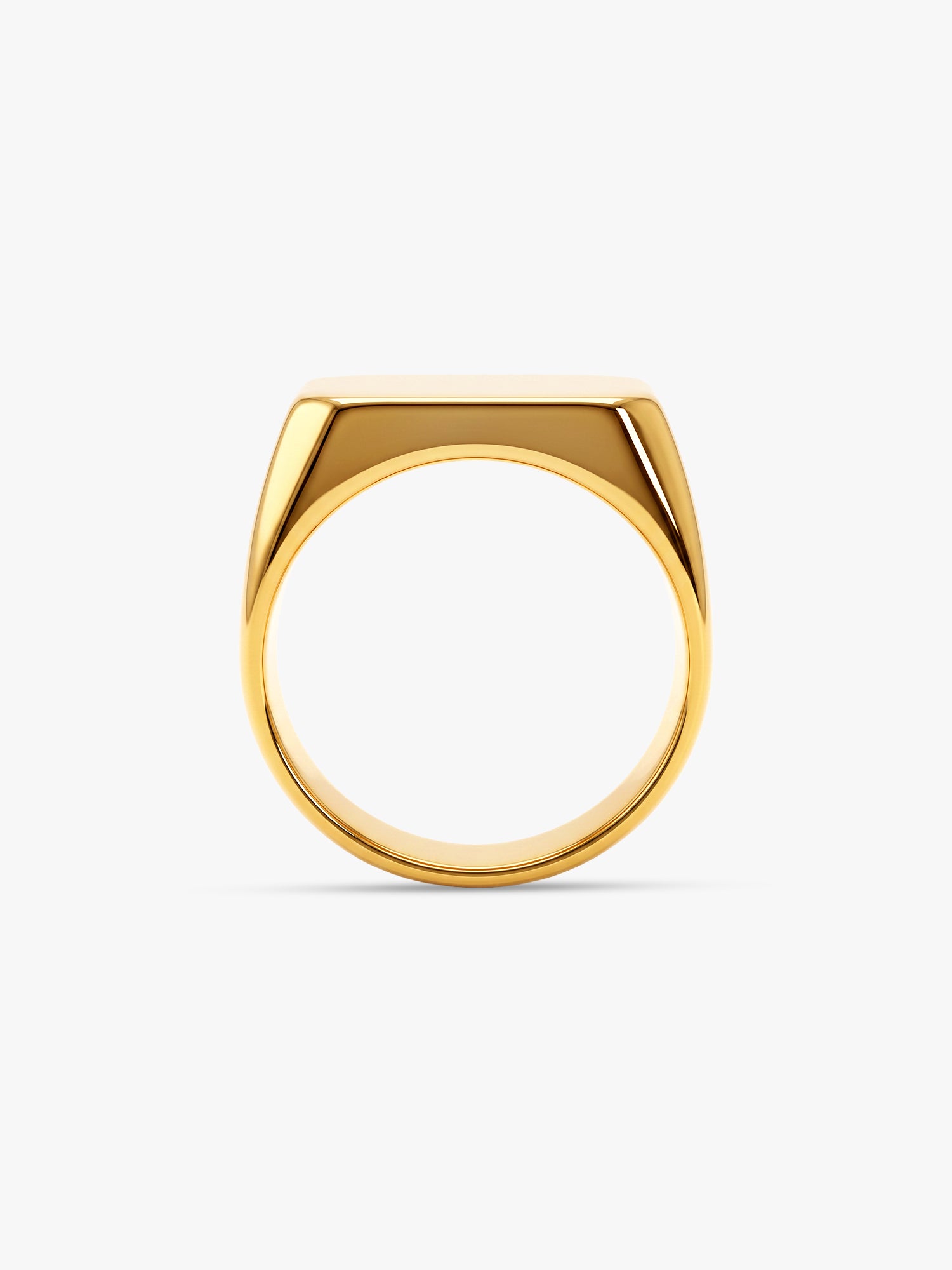 IXIA by GIVA Unbothered King Gold Plated Ring For Men (Size 20)