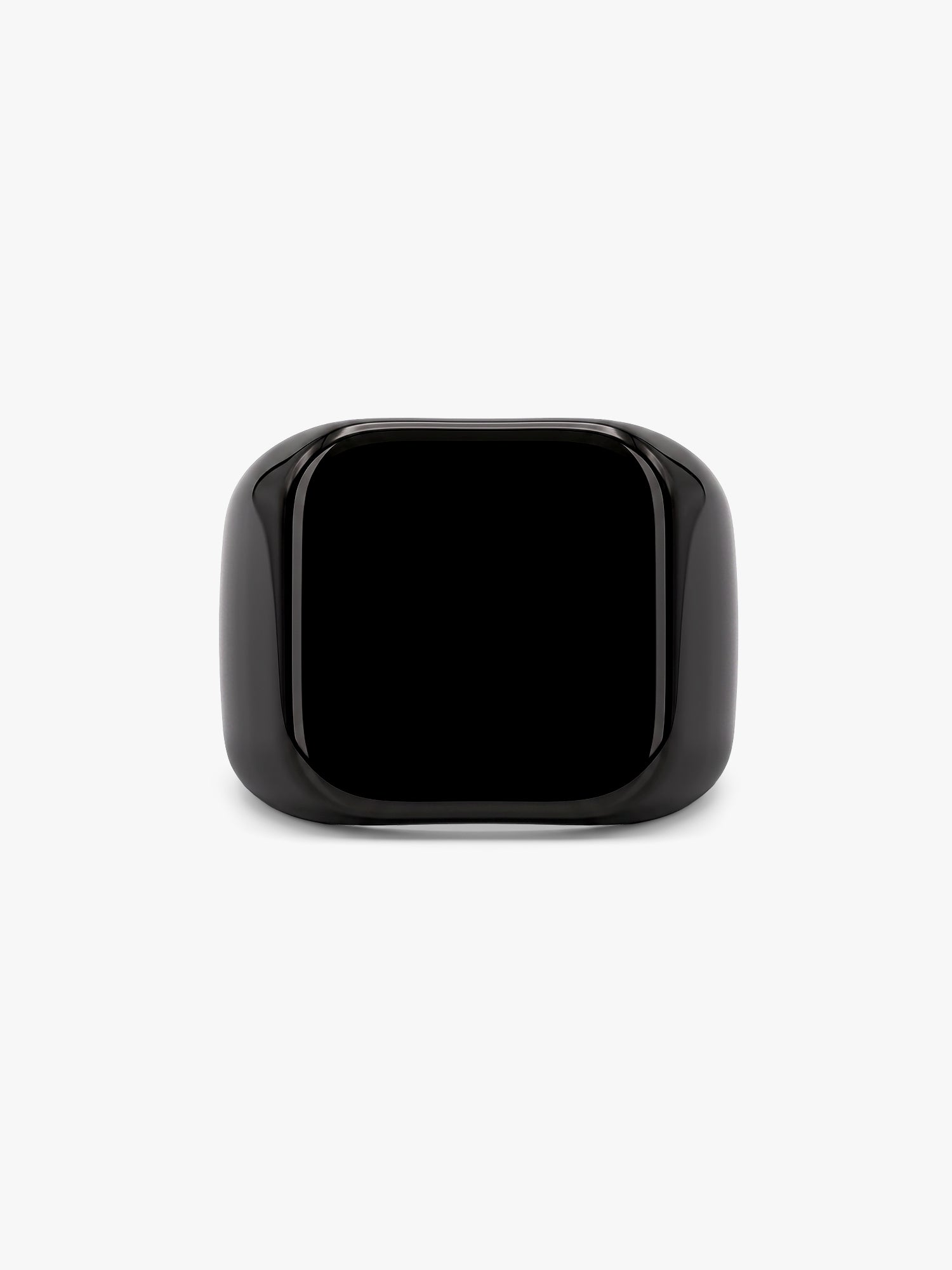 IXIA by GIVA Millenial Coded Black Rhodium Ring For Men (Size 20)