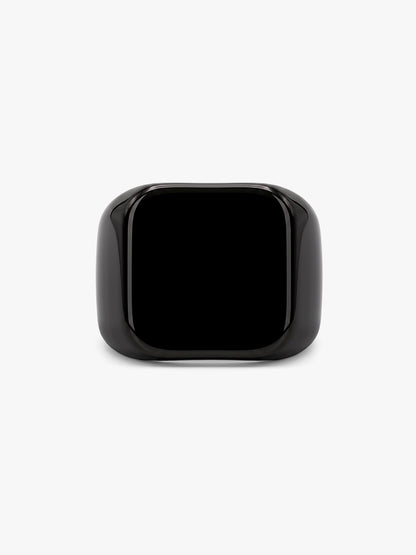 IXIA by GIVA Millenial Coded Black Rhodium Ring For Men (Size 20)