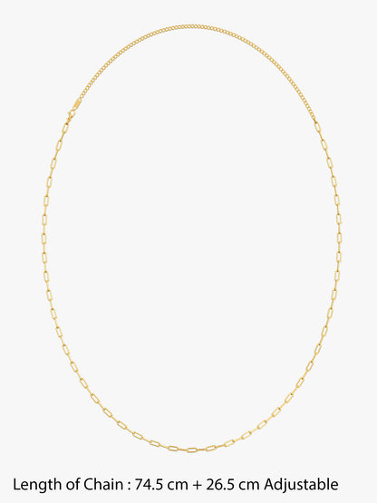 Slim Line Gold Plated Waist Chain