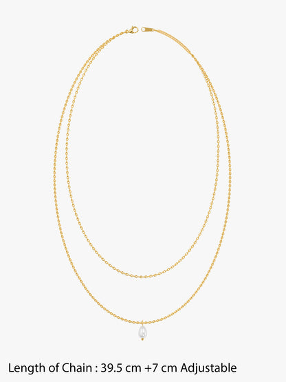 Barely There Gold Plated Layered Necklace