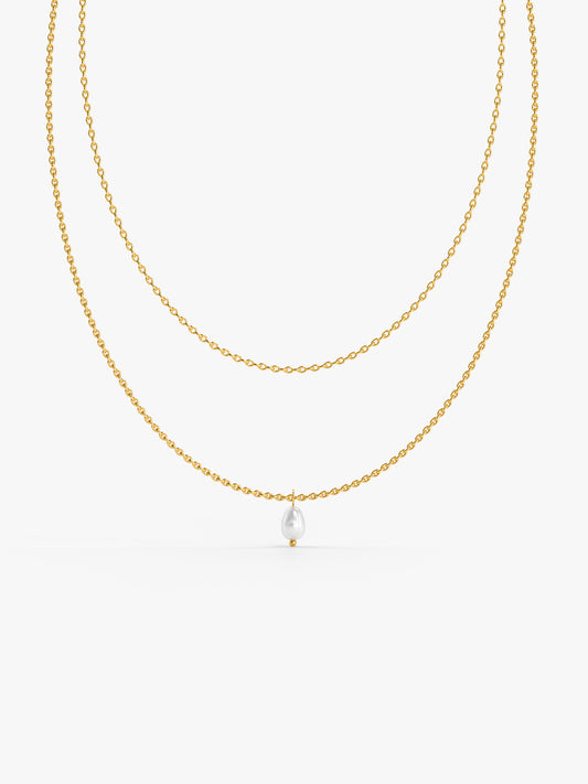 Barely There Gold Plated Layered Necklace