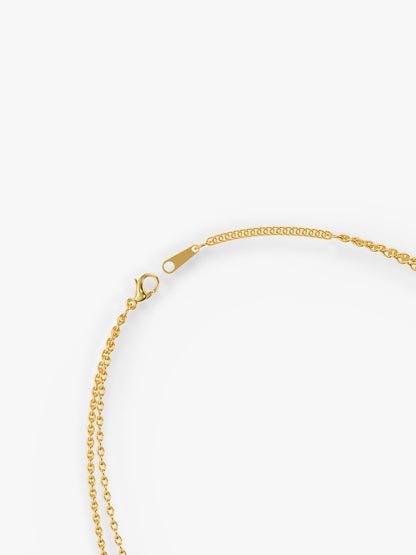 Barely There Gold Plated Layered Necklace