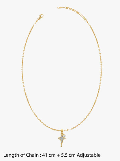 Sharp Faith Gold Plated Locket