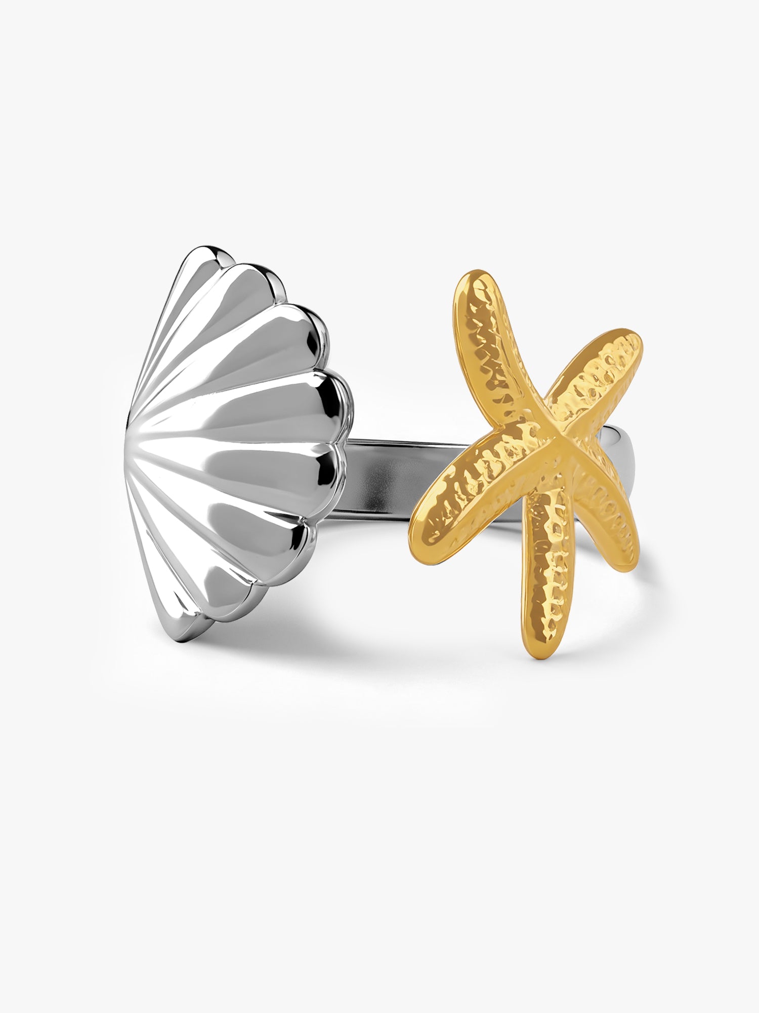 Chrome Riot Dual Tone Ring