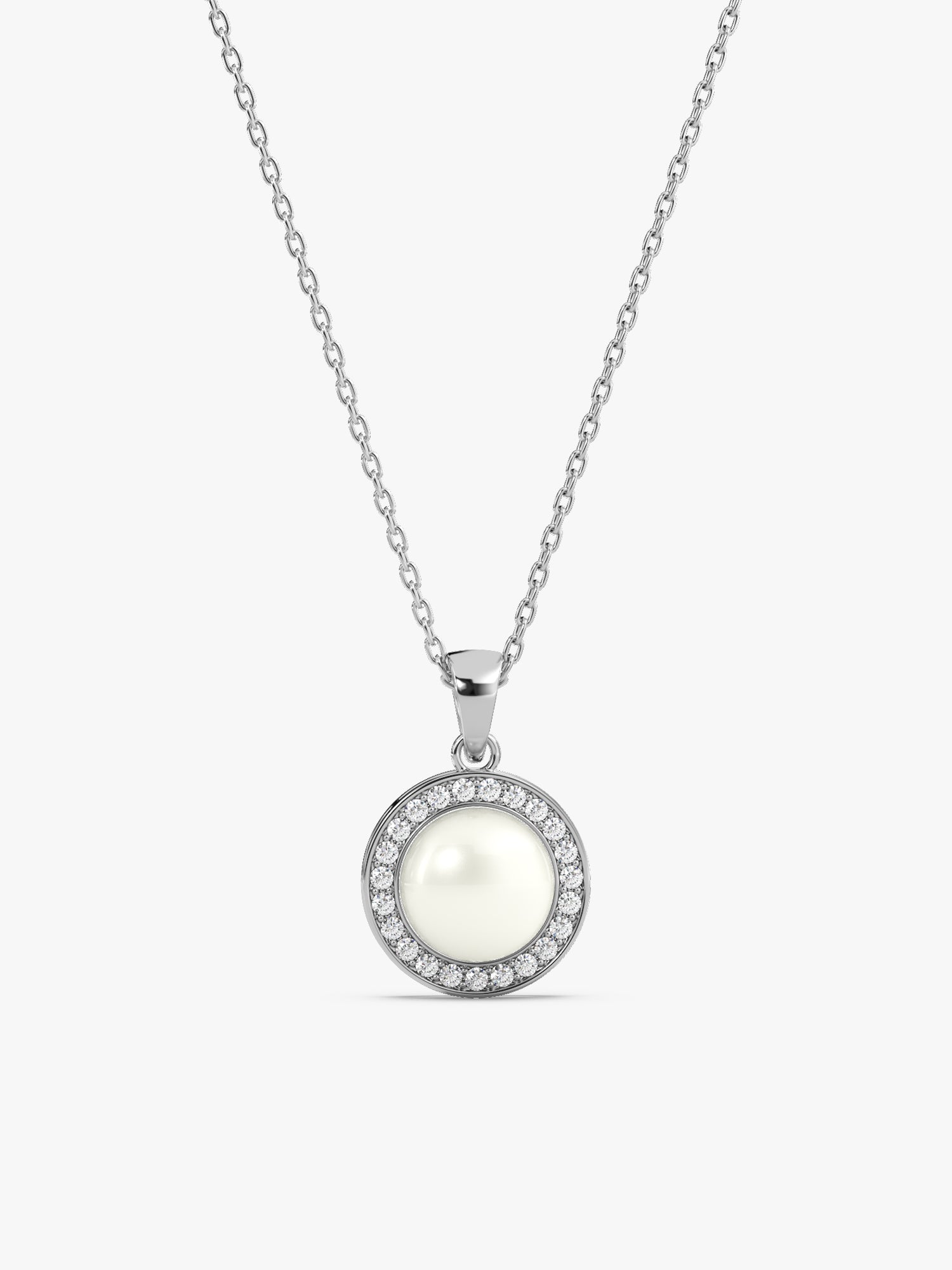 Kriti Sanon Silver Pearl Pendant with Link Chain