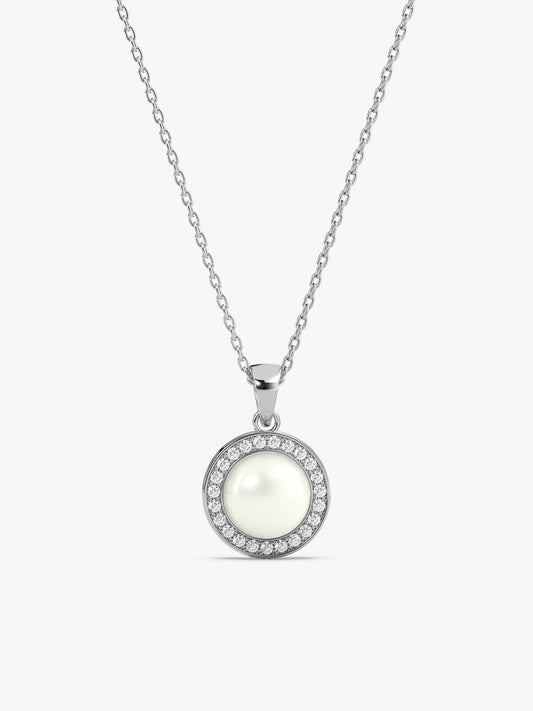 Kriti Sanon Silver Pearl Pendant with Link Chain