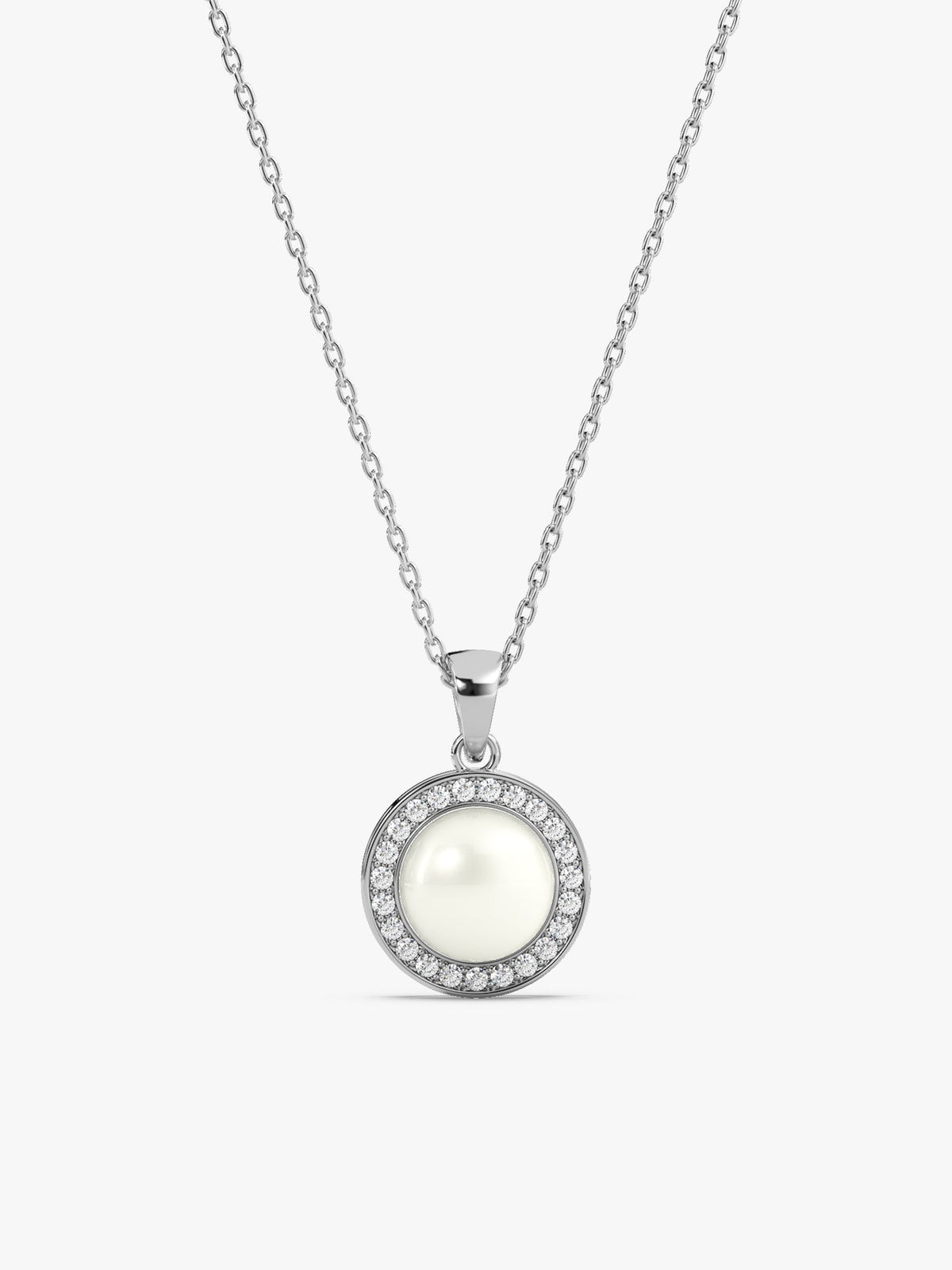 Kriti Sanon Silver Pearl Pendant with Link Chain