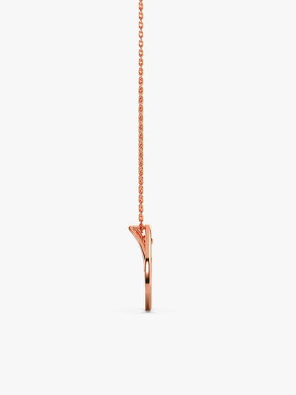 Rose Gold Heart Necklace
