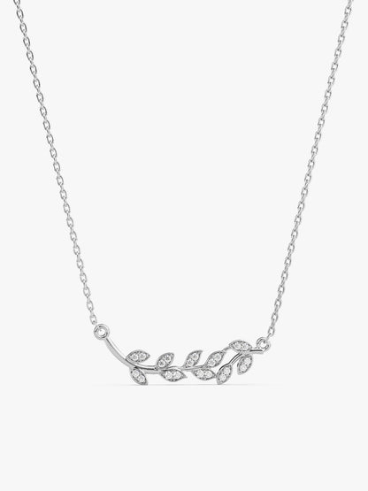 Silver Leaf Necklace