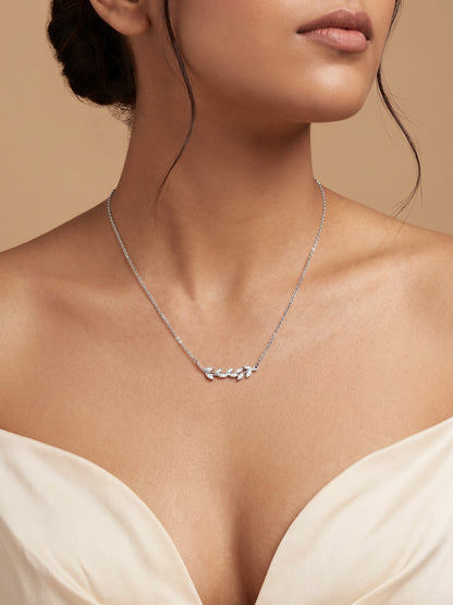 Silver Leaf Necklace
