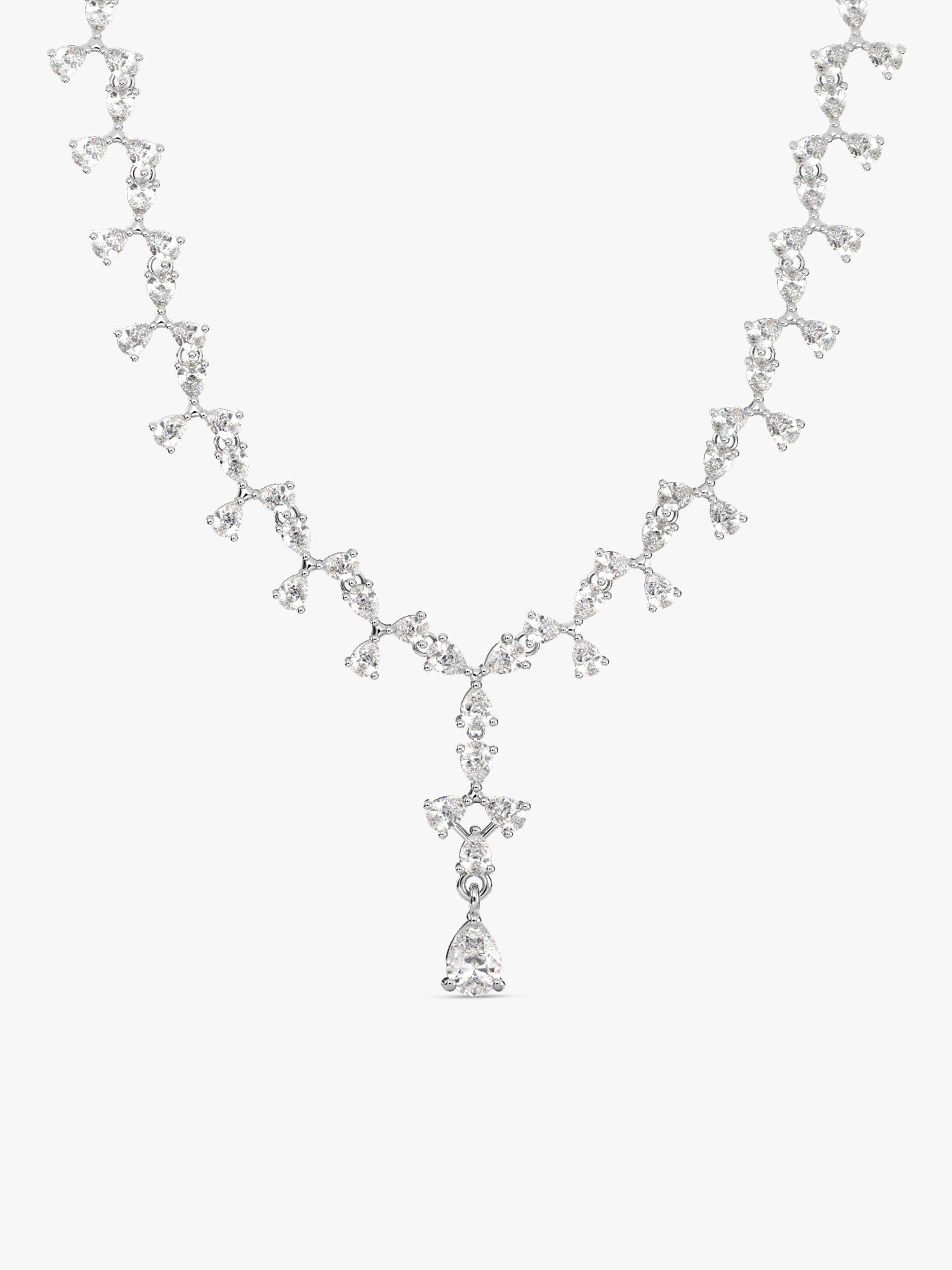Silver Sparkling Beauty Necklace